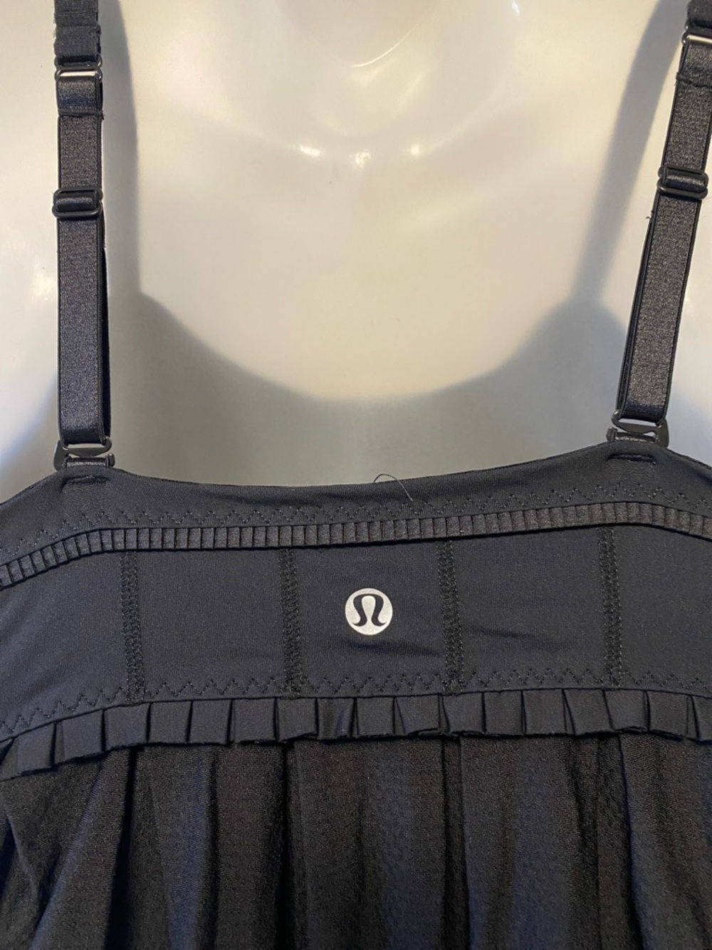 lululemon athletica Black Ruffle-Trim Tank Top - Women - Picture 4 of 5
